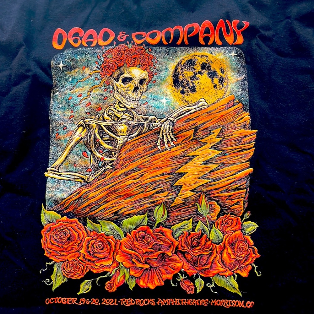 Dead & Company Red Rocks T-Shirt - Picture 2 of 4